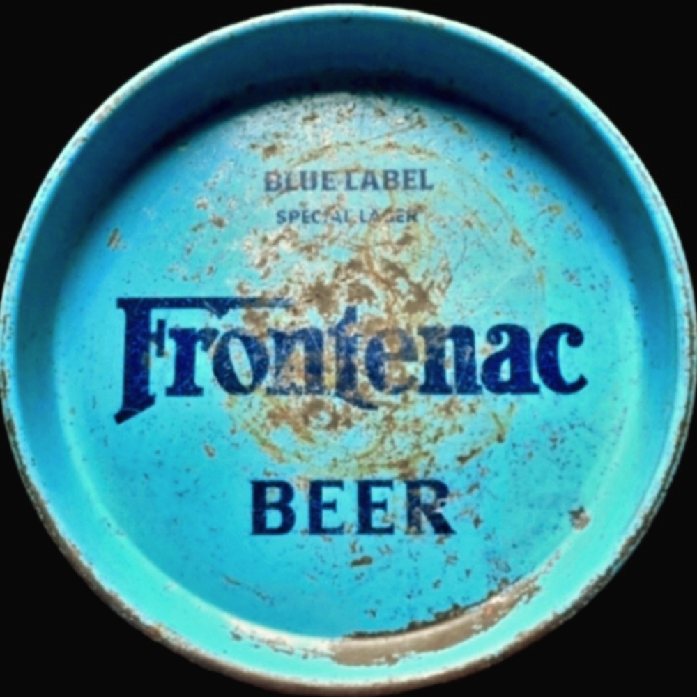 Vintage Frontenac Beer Metal Tray Barware